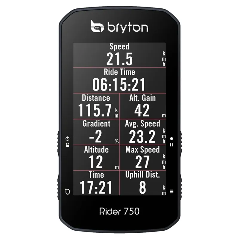 Bryton Rider 750t GPS Cycle Computer Bundle With Speed Cadence and Heart Rate Sensors-3